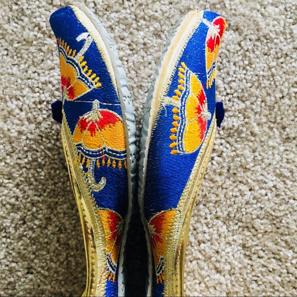 Thanksgiving discount ! Royal Blue Umbrella Jutti - Picture 4 of 8